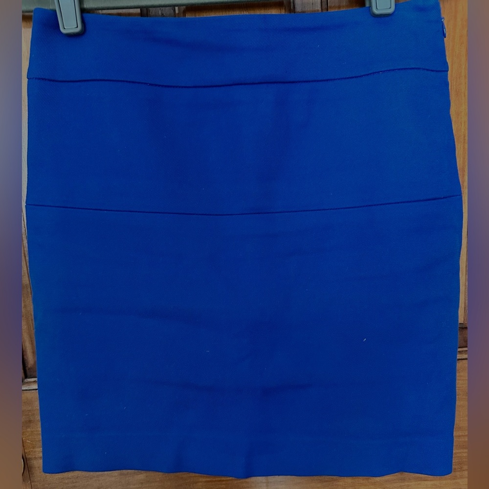 Club Monaco Blue Mini Pencil Skirt in Size 4